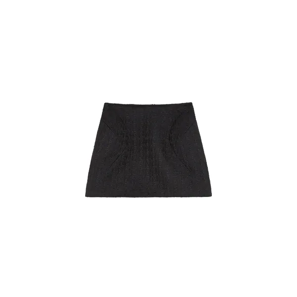 Alexander McQueen Light Tweed Mini Skirt - Skirts - British Luxury Tailoring at Coveti
