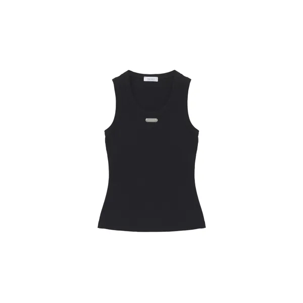 Alexander McQueen McQueen Placket Tank Top - Tops - British Luxury Tailoring at Coveti