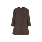 Alexander McQueen Metallic Tweed Coat