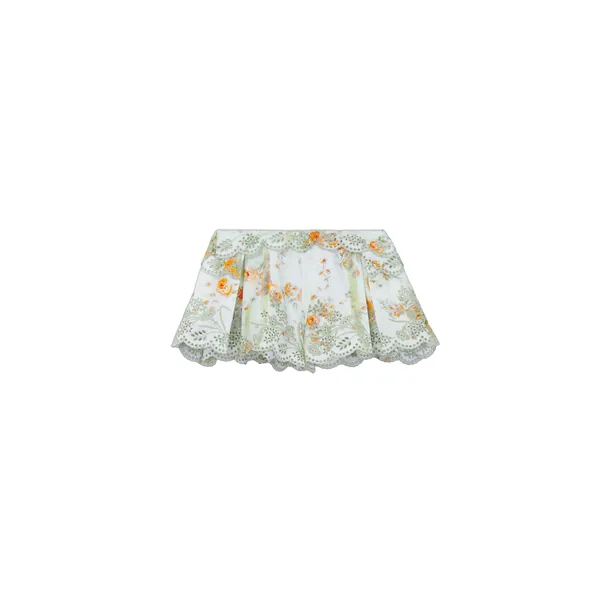 Alexander McQueen Sangallo Floral Micro Shorts - Shorts - British Luxury Tailoring at Coveti