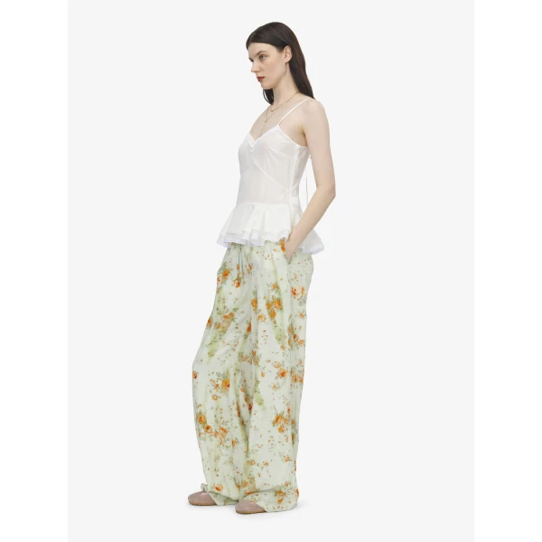 Alexander McQueen Silk Peplum Cami Top, view 3