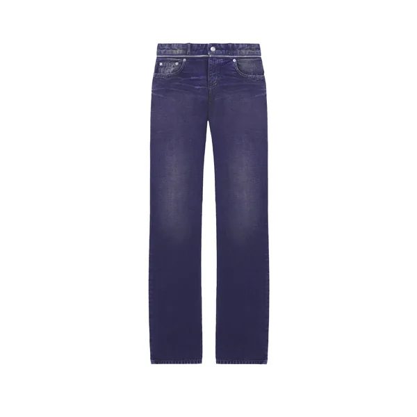 Alexander McQueen Slashed Zip Bootcut Jeans - Pants - British Luxury Tailoring at Coveti