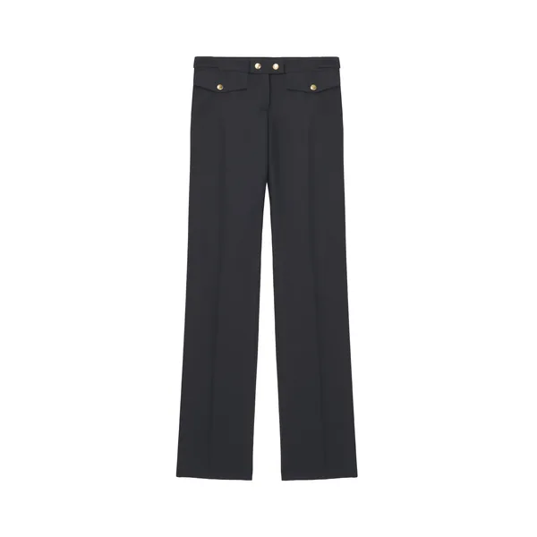 Alexander McQueen Straight Leg Trousers - Pants - British Luxury Tailoring at Coveti