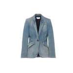 Alexander McQueen Stretch Denim Jacket