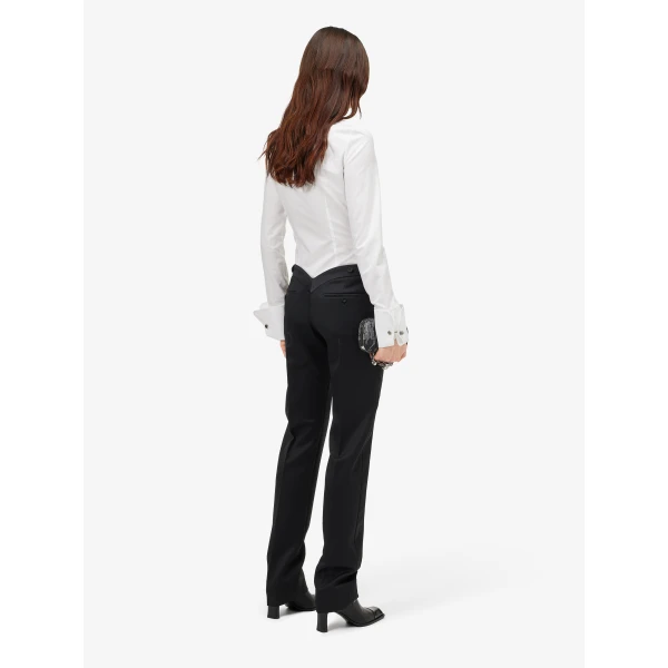 Alexander McQueen Tuxedo Trousers, view 4