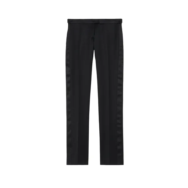 Alexander McQueen Tuxedo Trousers - Pants - British Luxury Tailoring at Coveti