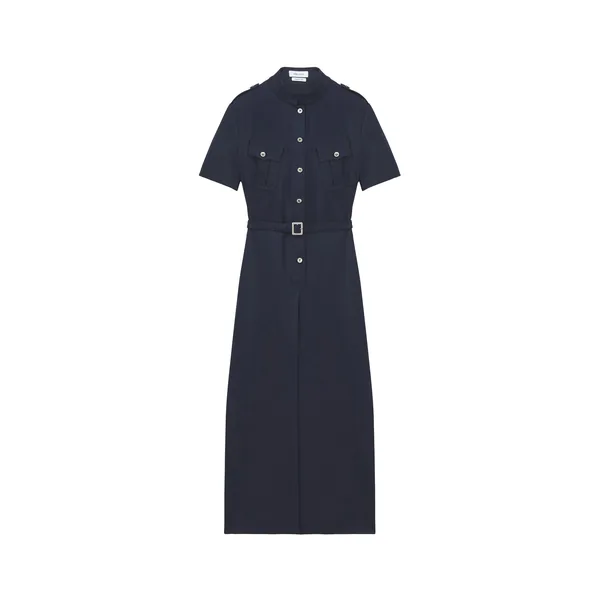 Alexander McQueen Uniform Midi Dress - Dresses - British Luxury Tailoring at Coveti