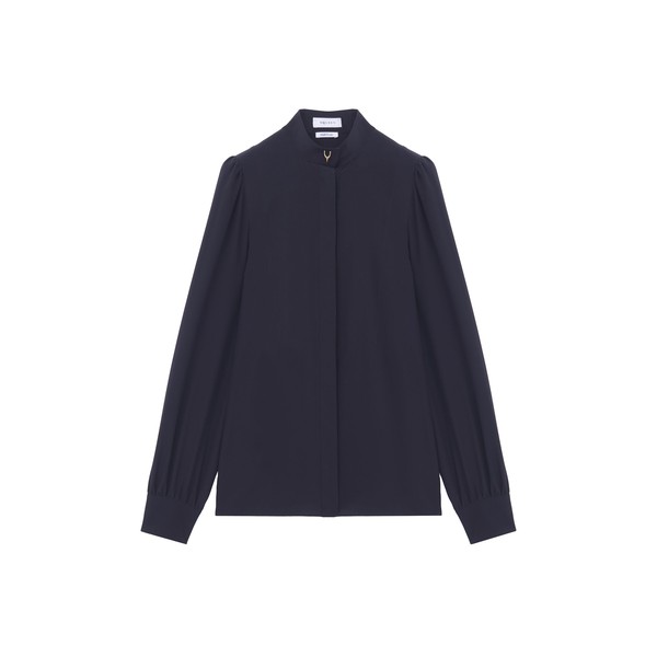 Alexander McQueen Wishbone Silk Shirt