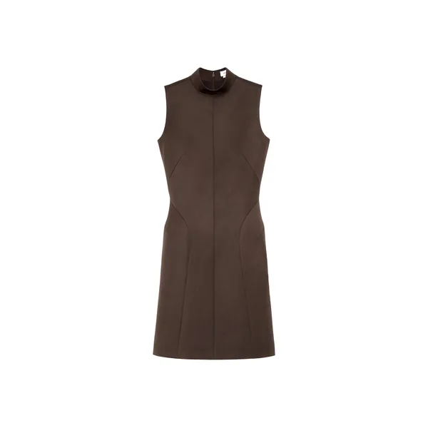 Alexander McQueen Wool Barathea Mini Dress - Dresses - British Luxury Tailoring at Coveti