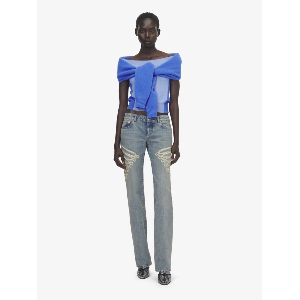 Alexander McQueen Wool Cashmere Trompe-l’œil Knit Top, view 2