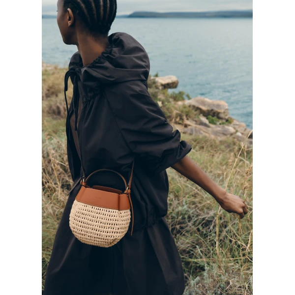 Beige Polène crossbody bag
