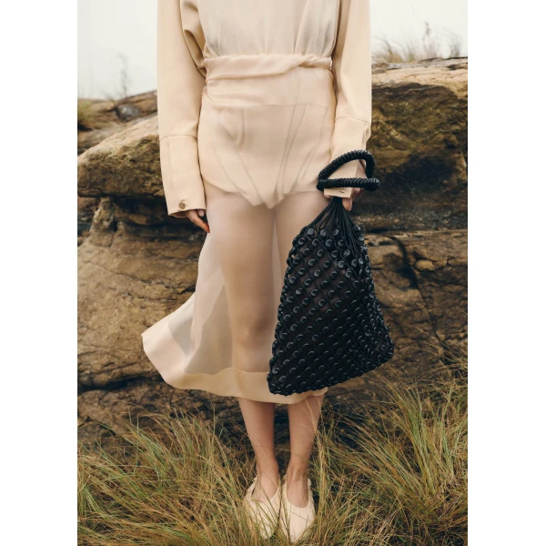 Black Polène tote bag