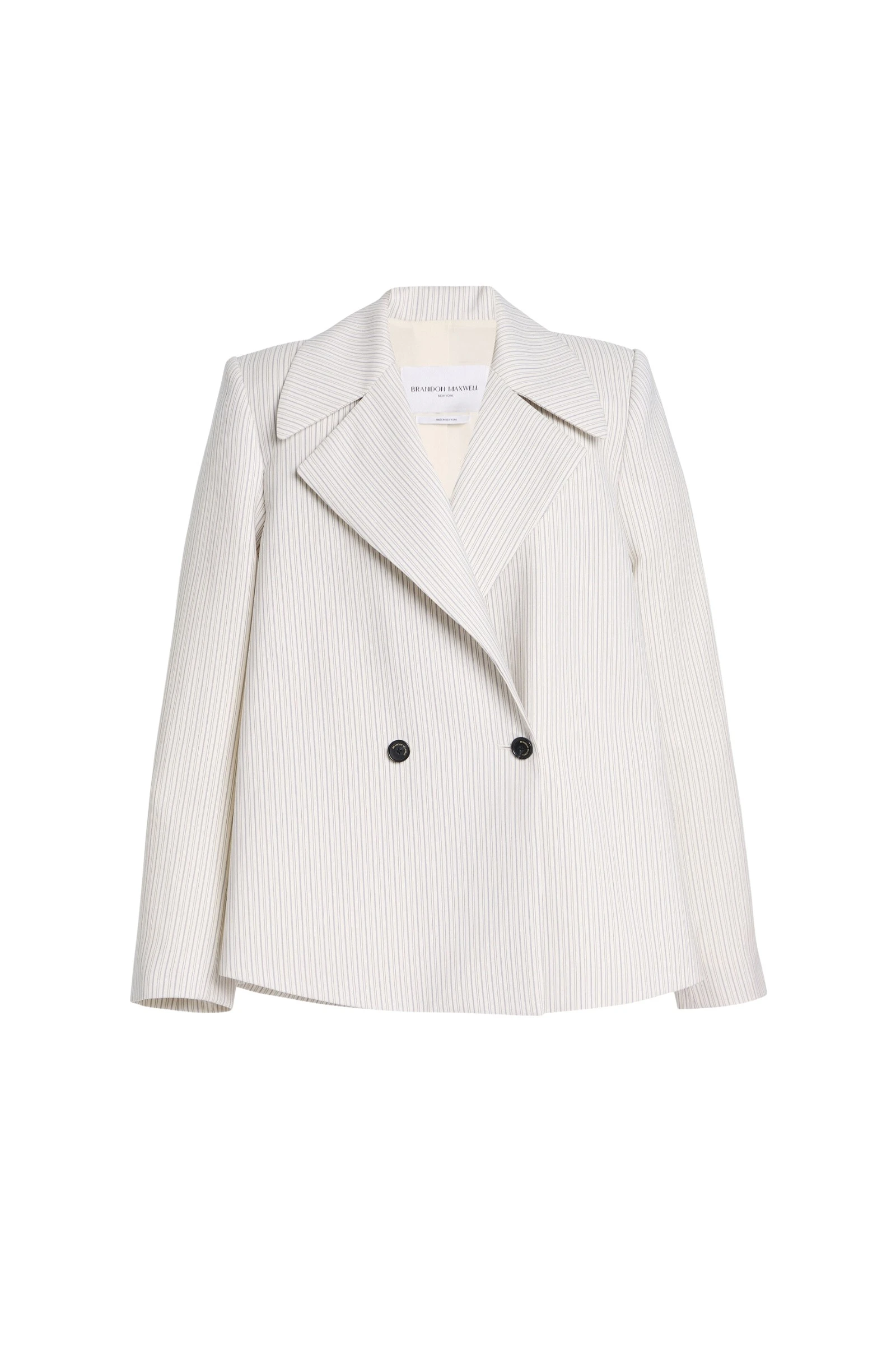 Brandon-Maxwell-Haven-Trapeze-Blazer-in-Ivory-and-Navy-Pinstripe91930_nobg Brandon Maxwell