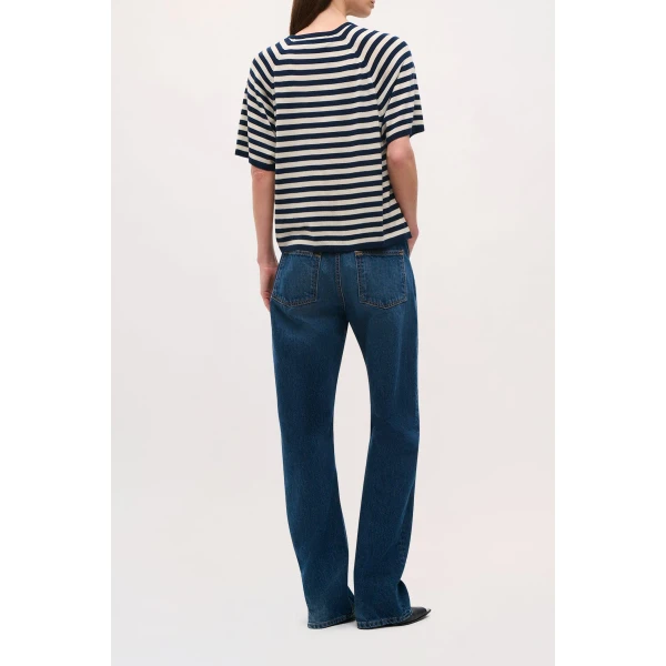 Navy/White Stripe