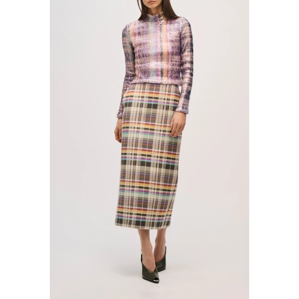 Pailette Multicolor Plaid