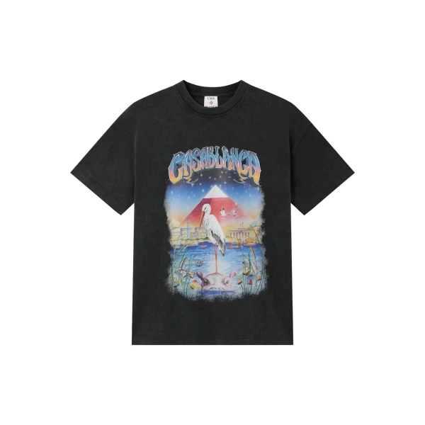 Casablanca egypt as it was oversized short sleeve t-shirt