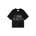 Casablanca logo cropped baby short sleeved t-shirt