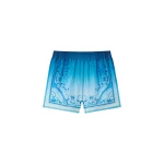 Casablanca gradient egyptian rug silk shorts