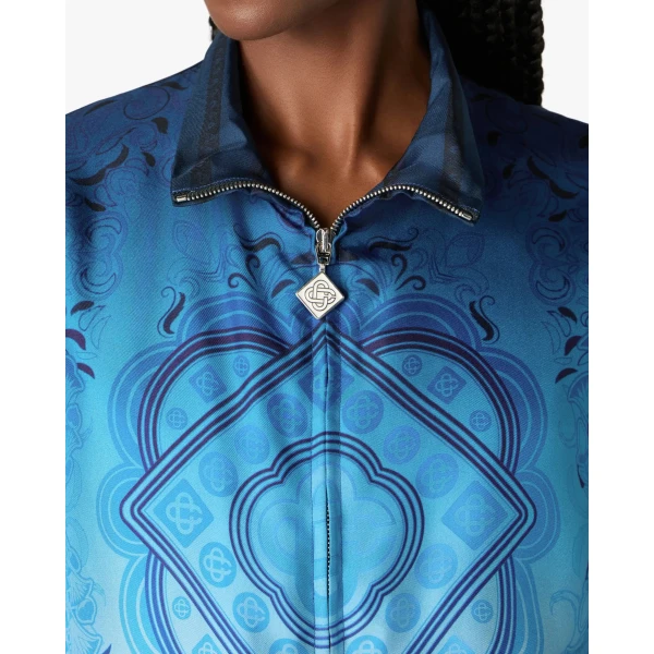 Casablanca gradient egyptian rug silk track jacket