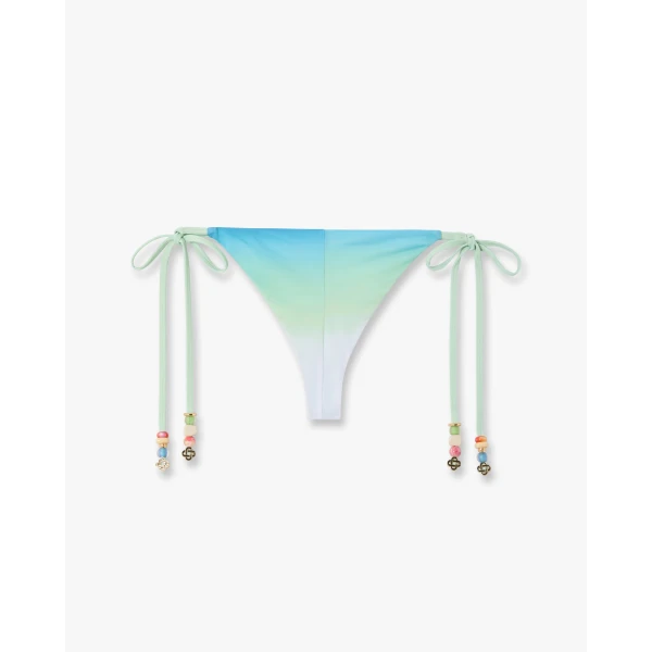 Casablanca gradient string beaded bikini bottom