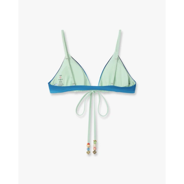 Casablanca gradient string beaded bikini top
