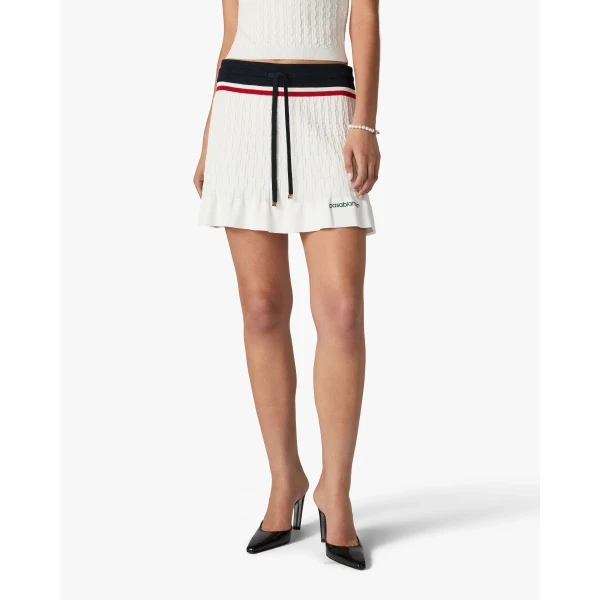 multicolour mini skirt