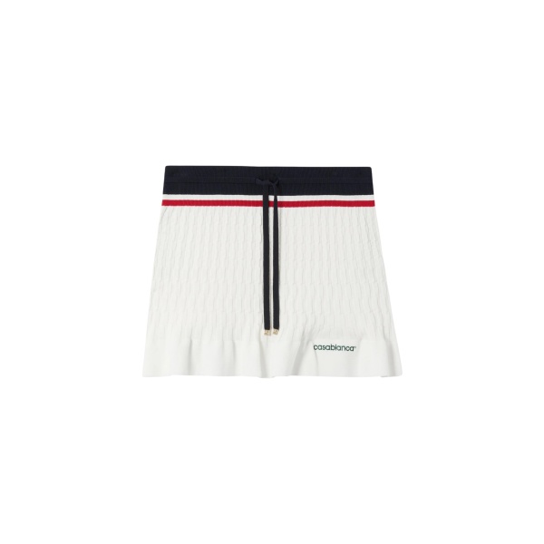 Casablanca knit tennis mini skirt