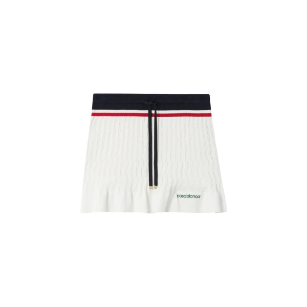 Casablanca knit tennis mini skirt