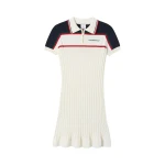 Casablanca knit tennis polo mini dress
