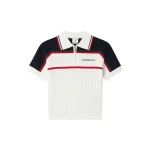 Casablanca knit tennis short sleeve polo shirt
