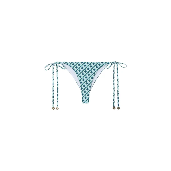 Green Cubist CC Monogram String Beaded Bikini Bottom