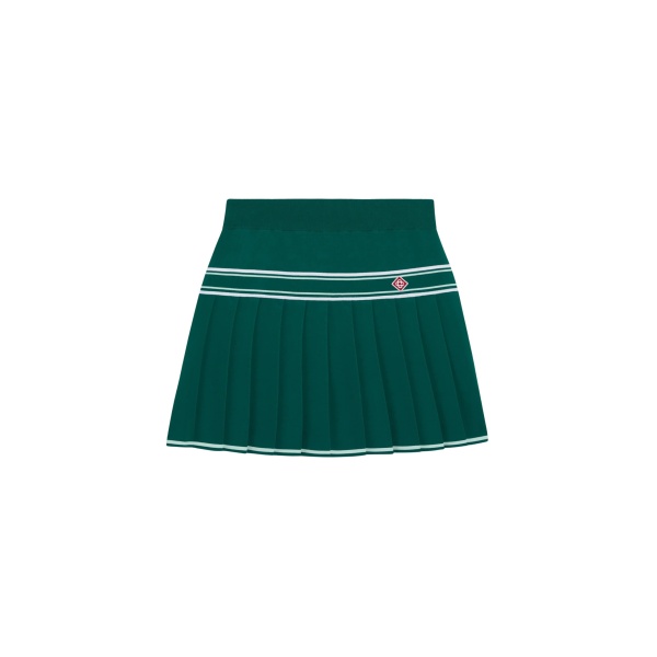 Casablanca pleated knit mini skirt