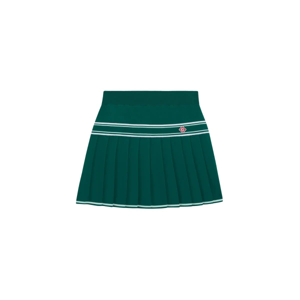 Casablanca pleated knit mini skirt