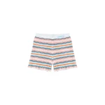 Casablanca striped shirred shorts
