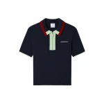 Casablanca merino short sleeve polo shirt