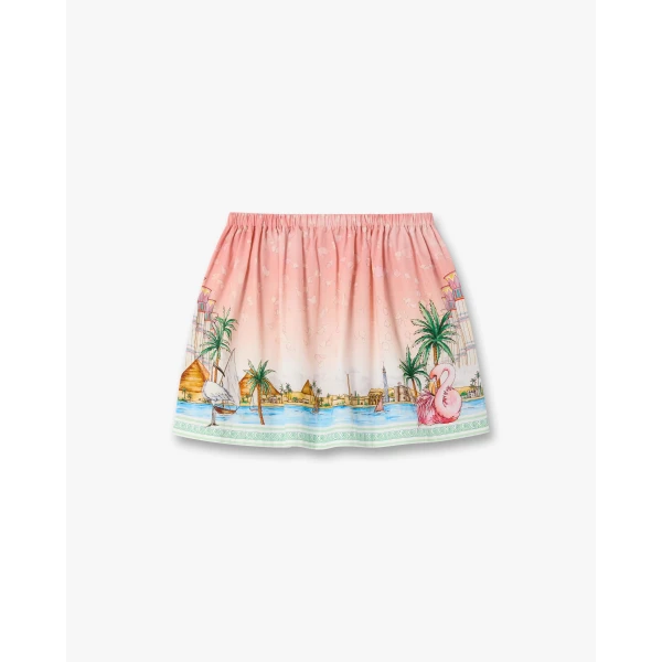 Casablanca ethereal cotton mini skirt