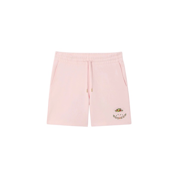 Casablanca ladurée x casablanca embroidered shorts