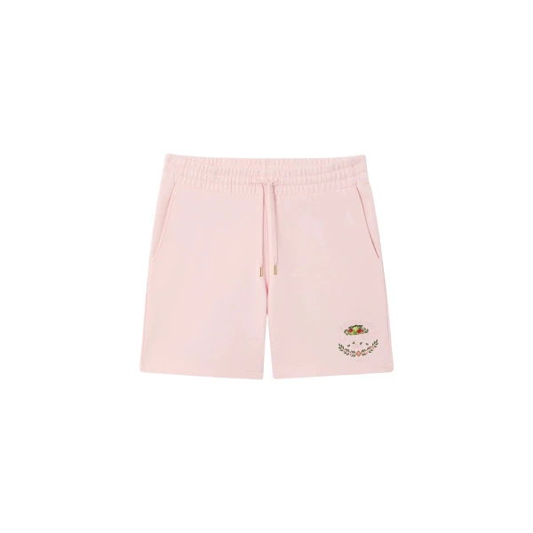 Casablanca ladurée x casablanca embroidered shorts