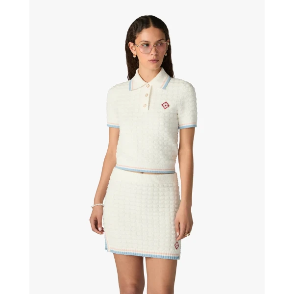 white polo shirt