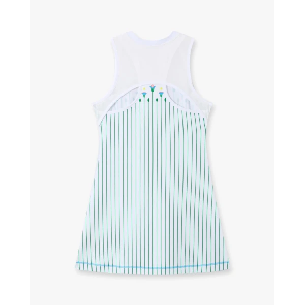 Casablanca floral stripe sporty tennis mini dress