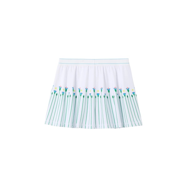 Casablanca floral stripe sporty tennis mini skirt