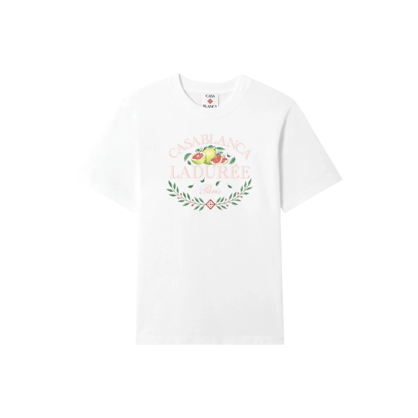 Casablanca ladurée x casablanca short sleeve t-shirt