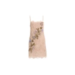 Elie Saab Bead Embroidered Lace Dress