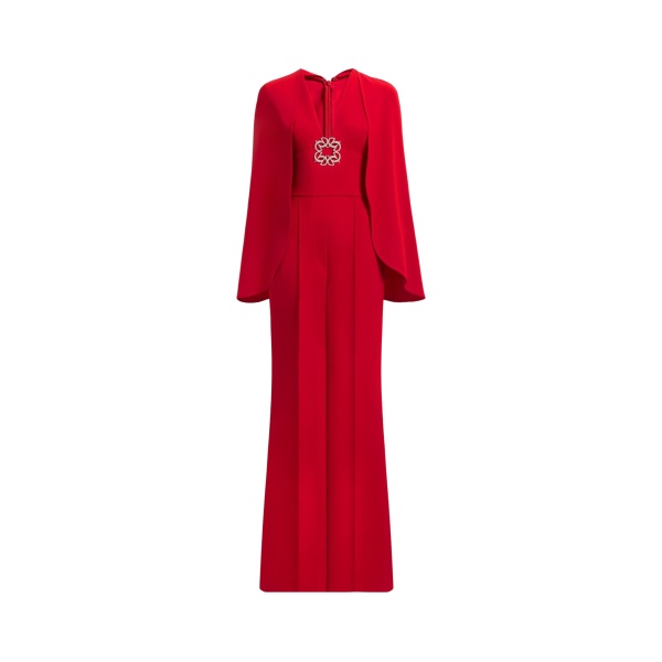 Elie Saab Cape Cady Jumpsuit
