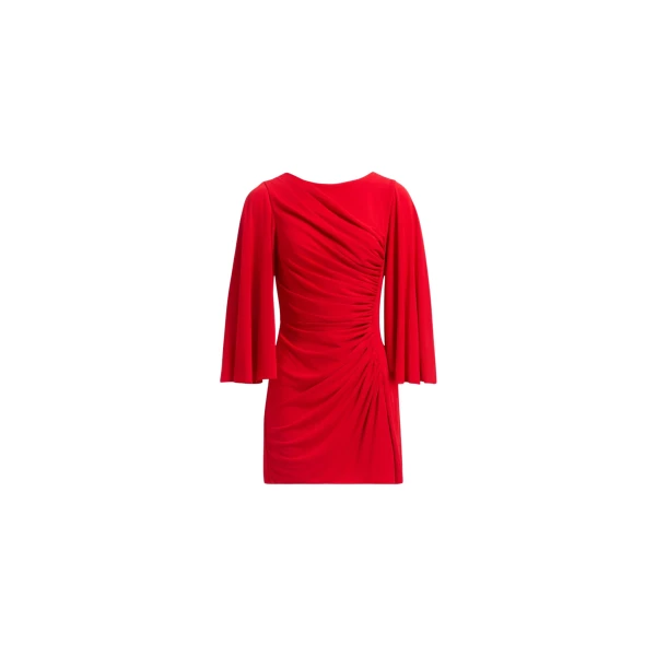 Elie Saab Draped Jersey Short Dress