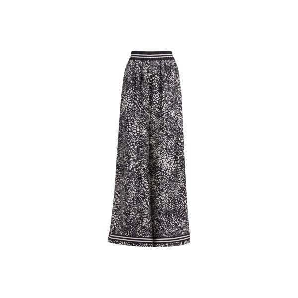 Elie Saab Printed Twill Pants