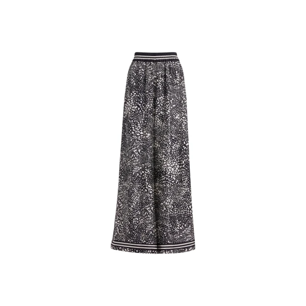 Elie Saab Printed Twill Pants