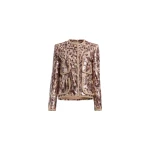 Elie Saab Sequin Embroidered Tweed Jacket