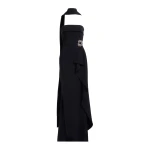 Elie Saab Strapless Cady Long Dress