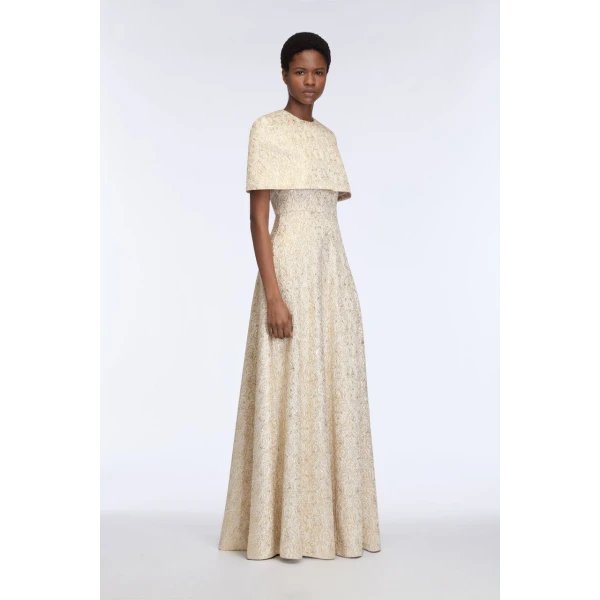 Emilia Wickstead gold dress